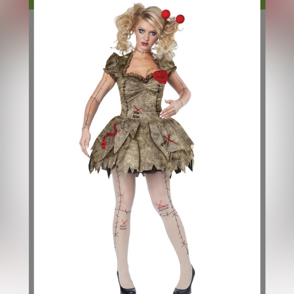 Voodoo Doll women Costume - Brown